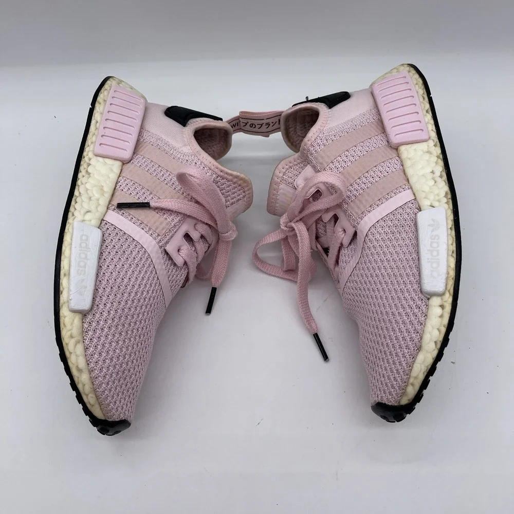Adidas B37648 Boost NMD R1 Women's Size 7 Running Shoes 'Clear Pink' Sneakers